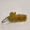 Mirror Acrylic Name Keychain